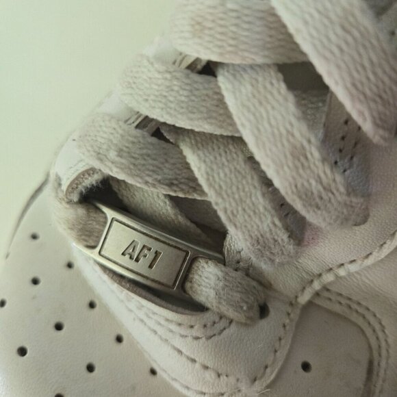 Nike Air Force 1 High-Top Sneakers CW2290-111 2020 White Leather Size 12.5 - Picture 6 of 7